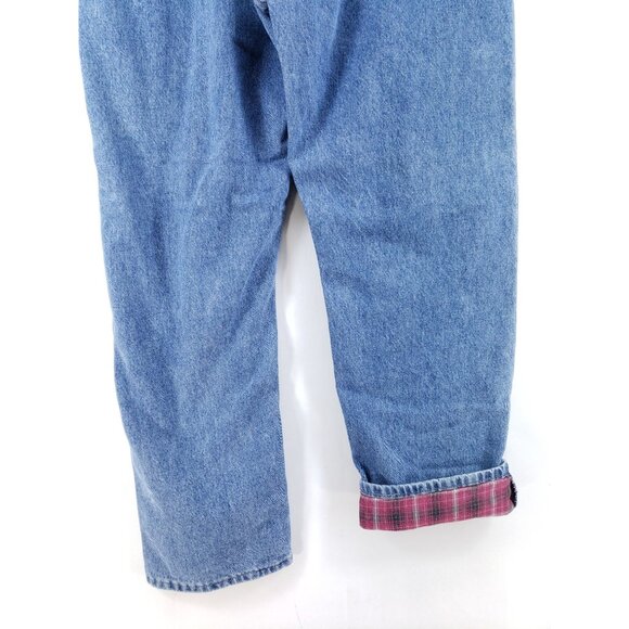 Gander Mountain Mens Size 42x32 Relaxed Fit Flannel Lined Jeans - Picture 3 of 11